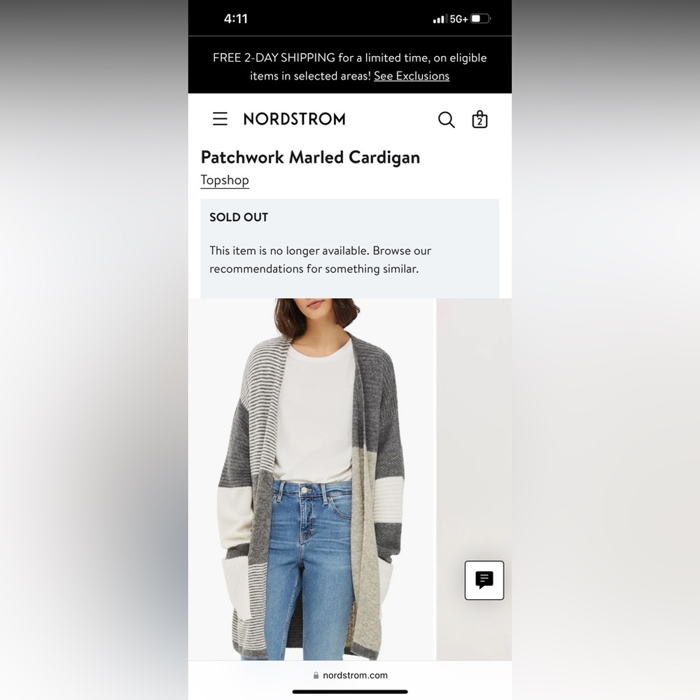 Top shop cardigan